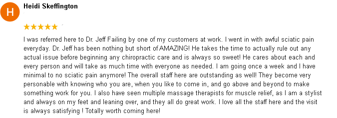 East Ridge Chiropractic - Patient Review 2